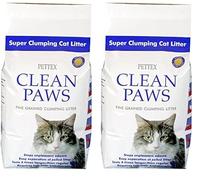 Pettex Clean Paws Microgranule Super Clumping Ultra Cat Litter 5 Kg (Pack of 2)