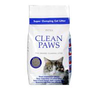 Pettex Clean Paws Super Clumping Ultra Cat Litter 15 kg, clear | High