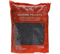 Pettex Complete Sinking Pellets For Bottom Feeding Fish, 2.5 kg, transparent