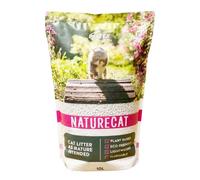 Pettex Naturecat Tofu Cat Litter Natural Plant Based - Lightweight and Clumping - 100% Biodegradable with Superb Odour Control. Large Size 10 L Bag