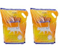 Pettex Silica Cat Litter Granules, 7.6L, clear (Pack of 2)