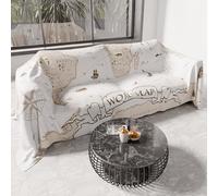 PETTI Artigiani Italiani - Bedspread One and Half Spring Summer, Light Blanket One and a Half Square, Bed Sheet Set, World 01 100% Made in Italy