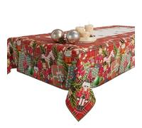 PETTI Artigiani Italiani - Christmas Tablecloth Stain Resistant Rectangular Table Cover Christmas Kitchen Soldiers Design X18 Seats (140x360 cm) 100% Made in Italy