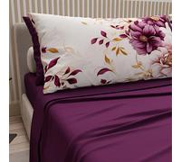 PETTI Artigiani Italiani - Cotton Sheets with Pillowcases in Digital Print, Double Bed Sheet, Dalian, 100% Made in Italy