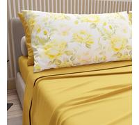 PETTI Artigiani Italiani - Cotton Sheets with Pillowcases in Digital Print, Double Bed Sheet, Valencia, 100% Made in Italy
