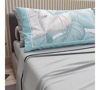 PETTI Artigiani Italiani - Cotton Sheets with Pillowcases in Digital Print, for Single Bed, Complete Top and Bottom Sheet with Corners, Light Grey, 100% Made in Italy