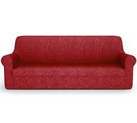 PETTI Artigiani Italiani Elastic Cover, Elegant Sofa Slipcover, 100% Made in Italy, Fabric, Bordeaux, 2 Seater/LoveSeat