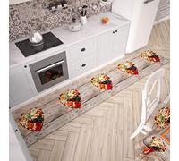 PETTI Artigiani Italiani-Kitchen Rug, Kitchen Rectangualr Rugs, Area Rug, 3D Print Pattern, 100% Made in Italy