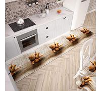 PETTI Artigiani Italiani-Kitchen Rug, Kitchen Rectangualr Rugs, Area Rug, 3D Print Pattern, 100% Made in Italy