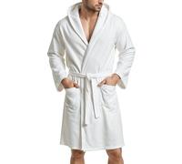 PETTI Artigiani Italiani Microfibre Bathrobe, White, L