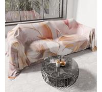 PETTI Artigiani Italiani - Microfibre Sofa Cover 180 x 270 cm, Tokyo Floral Pattern | Multipurpose for Sofas, Bedspreads and Table Covers | Washable Protective Cover