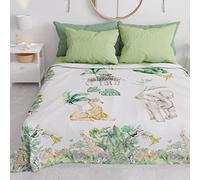 PETTI Artigiani Italiani - Microfibre Sofa Cover 260 x 270 cm, Animal Pattern 03 | Multipurpose for Sofas, Bedspreads and Table Covers | Washable Protective Cover