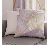 PETTI Artigiani Italiani - Pair of Pillow Cases 35 x 35 cm in Microfibre, Cushions for Bedroom Furniture, Sofa, Living Room, Set of 2 Cushion Covers, Tropical Lilac O Pillowcase, 100% Made in Italy