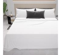 PETTI Artigiani Italiani, Percal Cotton Bedding Set, 100% Made in Italy, White, 170 x 200 cm