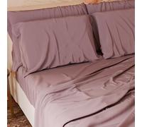 PETTI Artigiani Italiani-Piece Single Sheet Set, Soft and Breathable, Complete Bed Set with Top Sheet, Fitted Bottom Sheet and 1 Pillowcase, Powder Pink Sheets