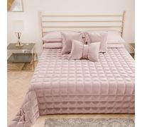PETTI Artigiani Italiani Soft and Warm Velvet Quilt for Spring Autumn Double Bedspread 100% Made in Italy