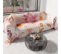 PETTI Artigiani Italiani - Spring-Summer Double Bed Bedspread Lightweight Blanket Double Bed Linen Floral 2 100% Made in Italy