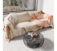 PETTI Artigiani Italiani - Spring Summer Double Bedspread Light Blanket Double Bed Linen Bedspread Floral 26 100% Made in Italy
