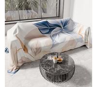 PETTI Artigiani Italiani - Spring-Summer Double Bedspread Lightweight Blanket for Double Bed and Half Bedspread, Floral 164 100% Made in Italy
