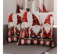 PETTI Italian Artisans - Pair of 60x60 cm Microfiber Cushion Covers, Christmas Pillow Cases, Christmas Decor Cushions for Bedroom, Sofa, Living Room, Set of 2 Cushion Covers, Xmas 5 Pillow Case