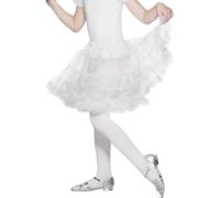 Smiffys Petticoat Child, White Layered, Girls Fancy Dress, Child Dress Up Accessories