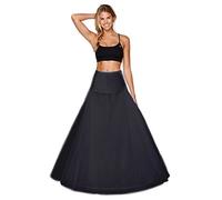 Petticoat Wedding Hoop Skirt Wedding Crinoline Hoop a line Underskirt Shaping Full Slips a line Petticoat for Wedding Dress Wedding Petticoat Prom Dress White Petticoat (A line, Black)
