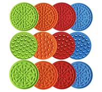 Pettimania Anti-Slip Mat Round 15 Cm For Dogs - Hygienic & Non-Slip