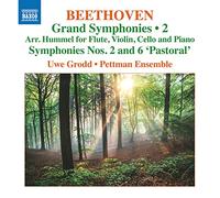 Pettman Ensemble; Uwe Grodd - Ludwig van Beethoven: Grand Symphonies, Vol. 2 (Arranged by Hummel for Flute, Violin, Cello and Piano)