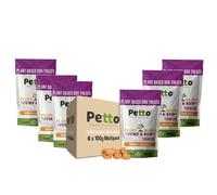 Petto Plant-Based Hypoallergenic Dog Treats 6 x 100g | Healthy & Meat-