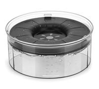 PETTOM Non Spill Dog Water Bowl 3L Large Capacity, Water Bowl for Dogs Splash-Free, No Mess Pet Water Bowl Slow Drink (Grey)