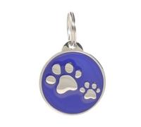 PetTouchID Smart Pet ID Tag, QR Code, NFC, GPS Location (Blue)