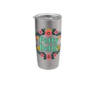 Petty Betty Floral Wreath Stainless Steel Insulated Tumbler