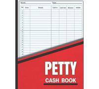 Petty Cash Book: Simple Money management Receipt Book| 7 Columns Record Book| Large Cash Flow Ledger Book| For Small Business or personal use| Log over 2500 transactions A4 Large
