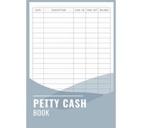 Petty Cash Log Book A5: Accounting Ledger for Small Business