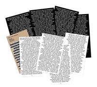 PETUFUN 2 Small Talk Stickers - 8 Sheets Small Talk Stickers Journaling Supplies | Crafts Retro Vintage Words Phrases Aesthetic Stickers