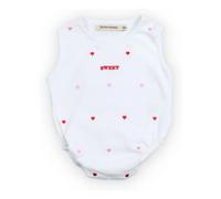 Petunia hearts romper White 3 months