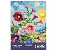 Petunia Hybrida 1000 Pieces Flower Jigsaw Puzzle Family Challenge Toys for Adults for The Whole for Women,Gifts for Men Home Decoraction 38x26cm/1000pcs