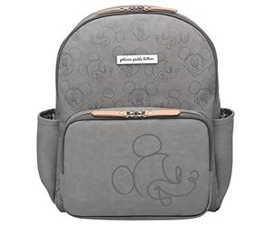 Petunia Pickle Bottom District Diaper Bag Backpack for On-The-Go Parents, Stylish, Spacious & Secure, Lightweight & Easy to Clean, Perfect for Everyday Use (Love Mickey Mouse), Love Mickey, One Size,