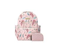 Petunia Pickle Bottom Little Mermaid Bag for Baby Stroller Ace Backpack Wide and Functional, Includes Changing Mat, Thermal Compartment and Straps to Hang the Stroller, Blush