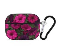 Petunias Morning Glory Compatible with Airpod Pro Case Cover Skin with Keychain