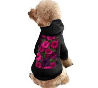Petunias Morning Glory Dog And Cat Clothes Pet Hoodie Sweatshirt Pullover Soft Coat