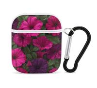 Petunias Morning Glory Slim Headphone Case Shockproof with Hook White-style