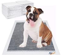 PetVogue Black Charcoal Dog Pee Pads Large (60x60) CM, New & Improved Odor-Control Absorbs Up to 7-8 Cups of Urine Puppy Potty Training Pads, 6-Layer Leak-Proof for Dogs Pads (25 Counts)