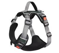 PetVogue Dog Harness with 3M Reflective | Small Size No Pull Adjustable Dog Body Belt | Reflective Dog Vest Oxford Fabric | Soft Padded Easy Control Dog Chest Neck Belt | No More Pulling Or Choking |