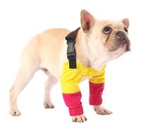 PetWarm Dog Front Leg Sleeves, Waterproof, Recovery Elbow and Knee Protector, All Season Dog Leg Sleeve for Small Dogs, Post Surgery Protection, Yellow, S