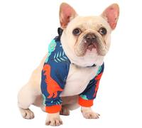 PetWarm Dog Recovery Sleeve Two-Leg, Dog Leg Sleeve, Prevents Licking or Biting, Secure Straps Avoid Slipping, Dinosaur Print for Photos, Great for Indoor Rest and Outdoor Activity, Green Orange, M