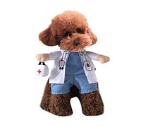 Pety Pet Costume for Small Dogs and Cat Costumes Pets Clothes Soft Prime Quality (Medium, Doctor)