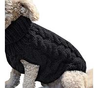 Petyoung Dog Sweater Vest Warm Coat, Pet Knitting Wool Winter Sweaters Knitted Crochet Coat Clothes for Small Dogs