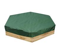 Petyoung Waterproof Sandbox Cover Hexagonal with Drawstring, Heavy Duty Large Sandpit Pool Protection Cover for Garden Outdoor