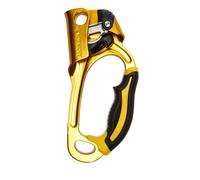 PETZL Unisex Steigklemmen Ascension sporting goods, Black Yellow, One Size UK